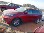 2020 Kia Sorento 2.4l Lx Red vin: 5XYPG4A36LG671309