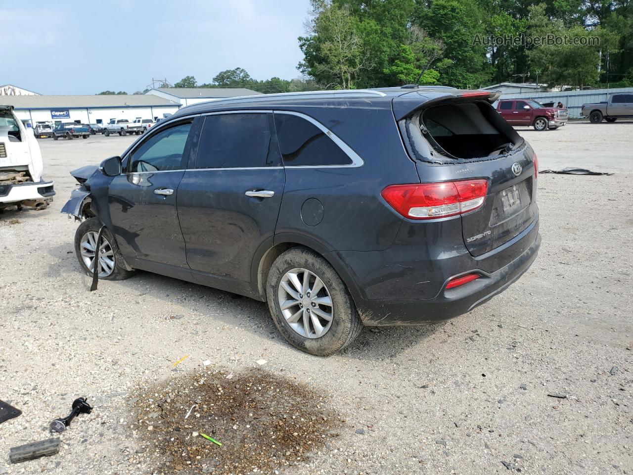 2017 Kia Sorento Lx Charcoal vin: 5XYPG4A37HG268642