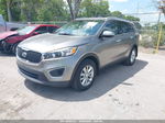 2018 Kia Sorento 2.4l Lx Gray vin: 5XYPG4A37JG358539