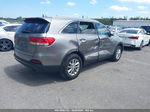 2018 Kia Sorento 2.4l Lx Gray vin: 5XYPG4A37JG358539