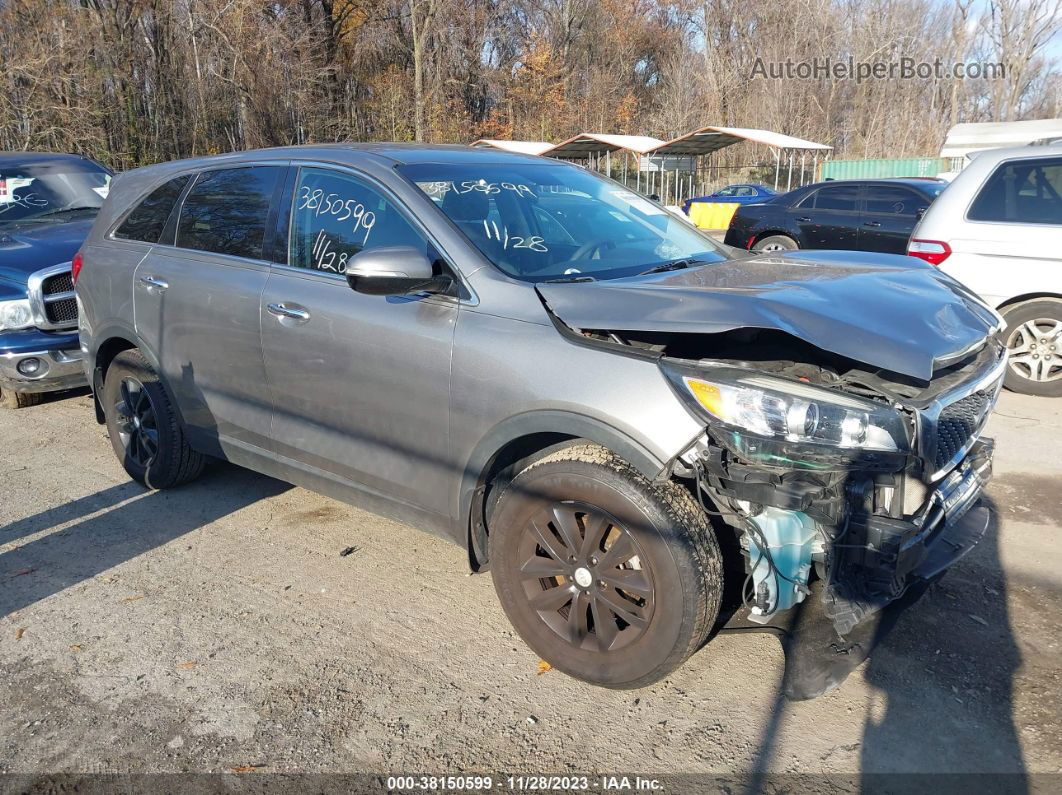 2018 Kia Sorento 2.4l L Silver vin: 5XYPG4A37JG427231