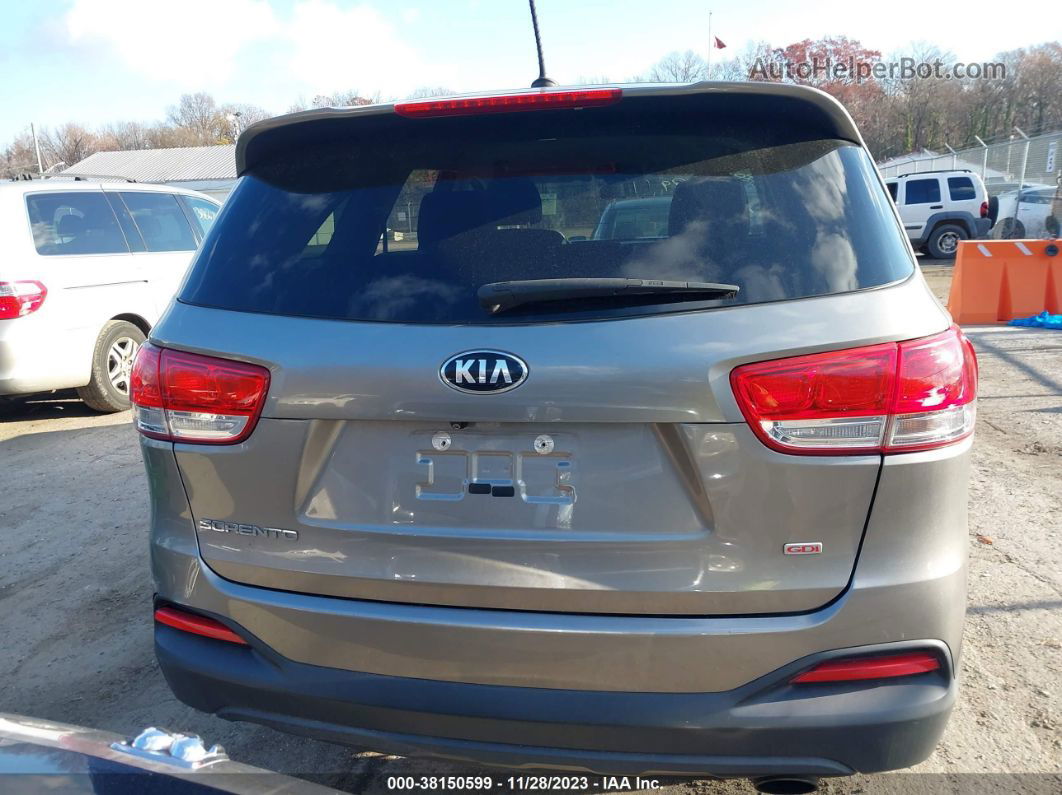 2018 Kia Sorento 2.4l L Silver vin: 5XYPG4A37JG427231