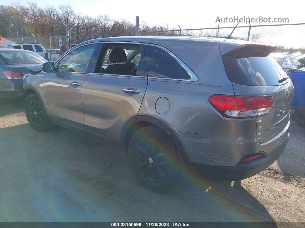 2018 Kia Sorento 2.4l L Silver vin: 5XYPG4A37JG427231