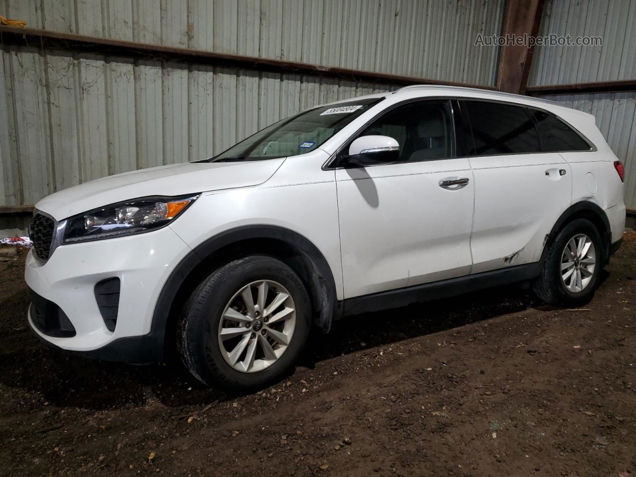 2020 Kia Sorento L White vin: 5XYPG4A37LG636696