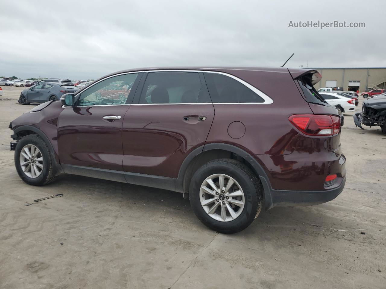 2020 Kia Sorento L Бордовый vin: 5XYPG4A37LG643485