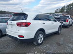 2020 Kia Sorento 2.4l L Белый vin: 5XYPG4A37LG666877