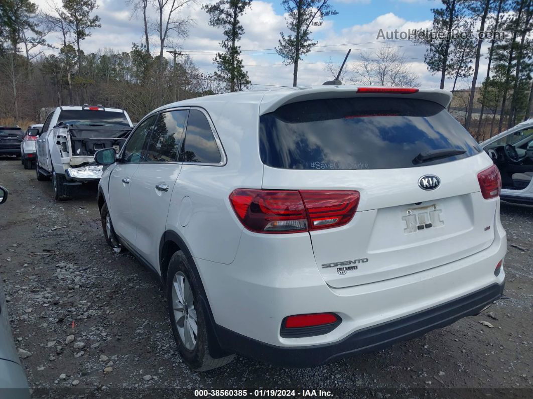 2020 Kia Sorento 2.4l L White vin: 5XYPG4A37LG666877