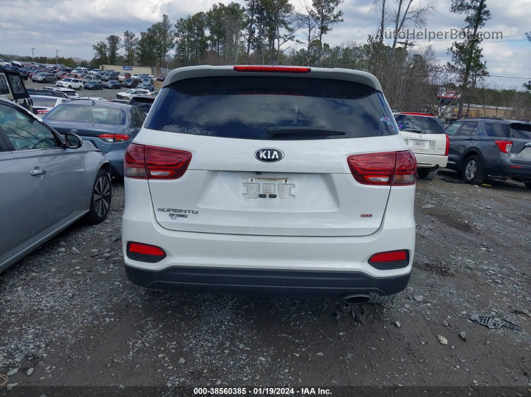 2020 Kia Sorento 2.4l L White vin: 5XYPG4A37LG666877