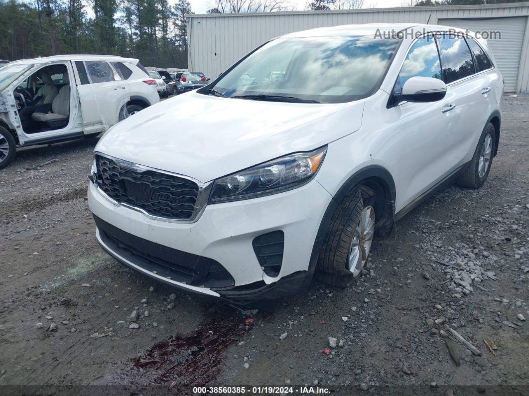 2020 Kia Sorento 2.4l L White vin: 5XYPG4A37LG666877