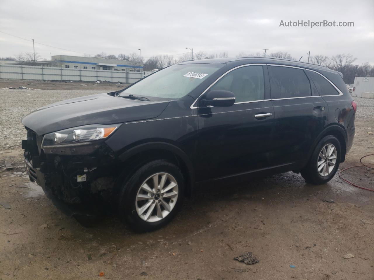 2020 Kia Sorento L Черный vin: 5XYPG4A37LG667544