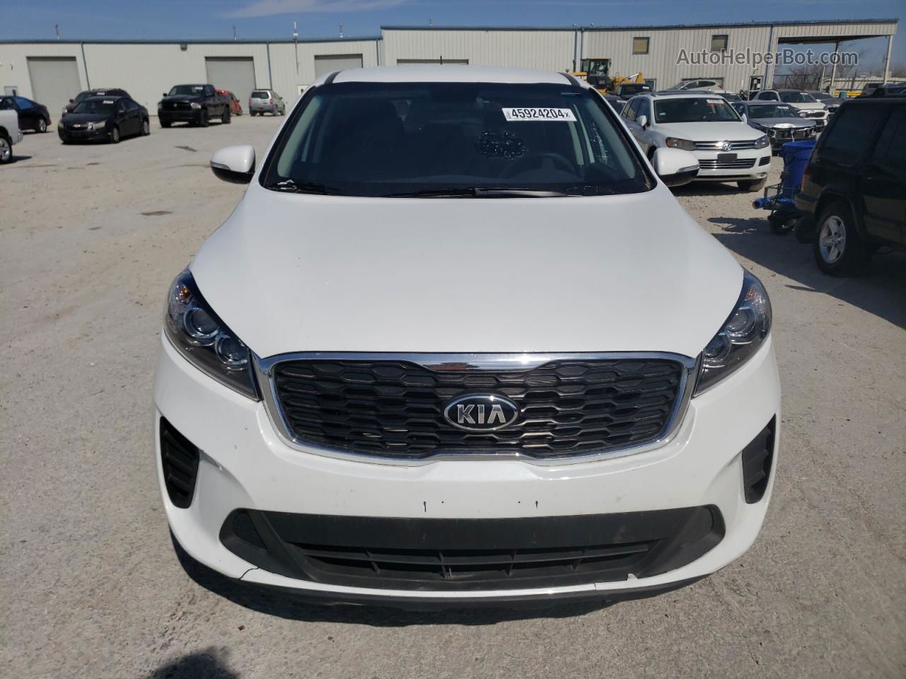 2020 Kia Sorento L White vin: 5XYPG4A37LG711218