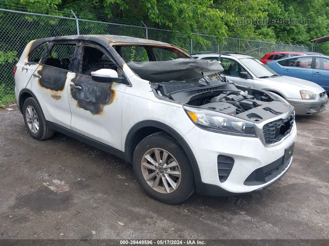 2020 Kia Sorento 2.4l L White vin: 5XYPG4A37LG712420