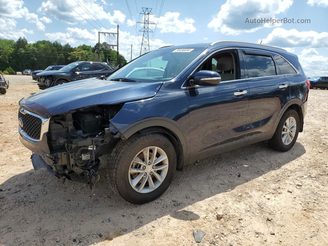 2017 Kia Sorento Lx Blue vin: 5XYPG4A38HG202357