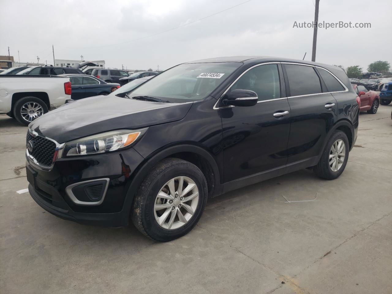 2017 Kia Sorento Lx Black vin: 5XYPG4A38HG206084