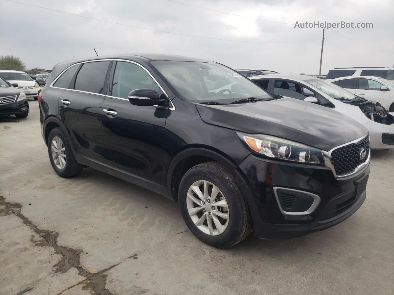 2017 Kia Sorento Lx Black vin: 5XYPG4A38HG206084