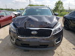 2017 Kia Sorento Lx Серый vin: 5XYPG4A38HG209406