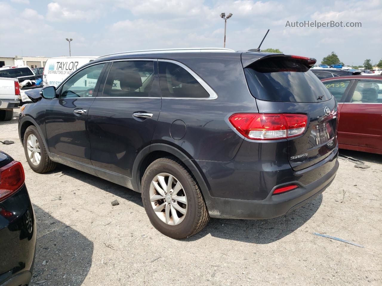 2017 Kia Sorento Lx Gray vin: 5XYPG4A38HG209406