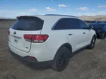 2018 Kia Sorento Lx White vin: 5XYPG4A38JG340146