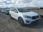 2018 Kia Sorento Lx White vin: 5XYPG4A38JG340146