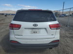 2018 Kia Sorento Lx White vin: 5XYPG4A38JG340146