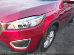 2018 Kia Sorento 2.4l Lx Red vin: 5XYPG4A38JG340194