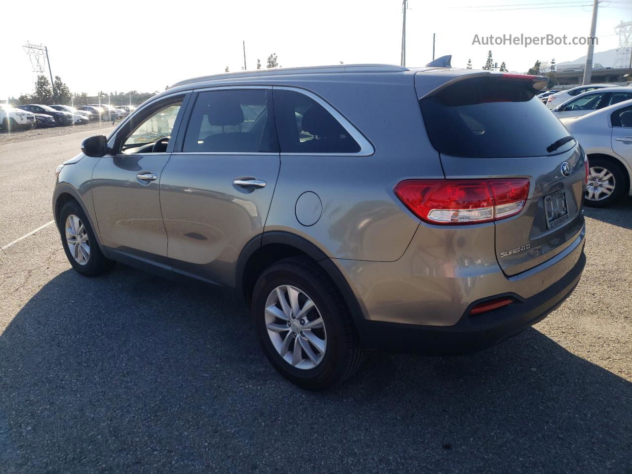 2018 Kia Sorento Lx Gray vin: 5XYPG4A38JG364429