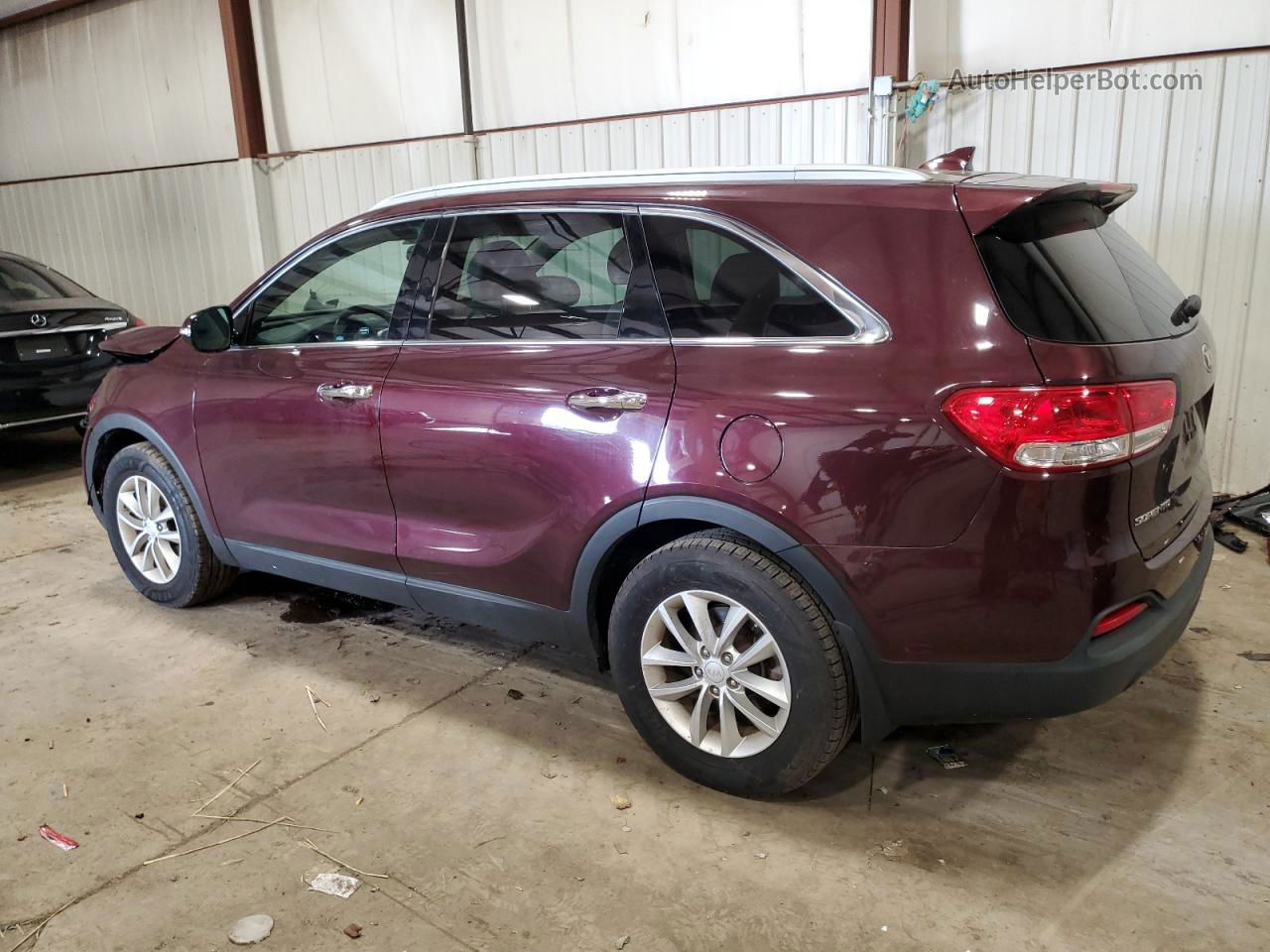 2018 Kia Sorento Lx Burgundy vin: 5XYPG4A38JG370702