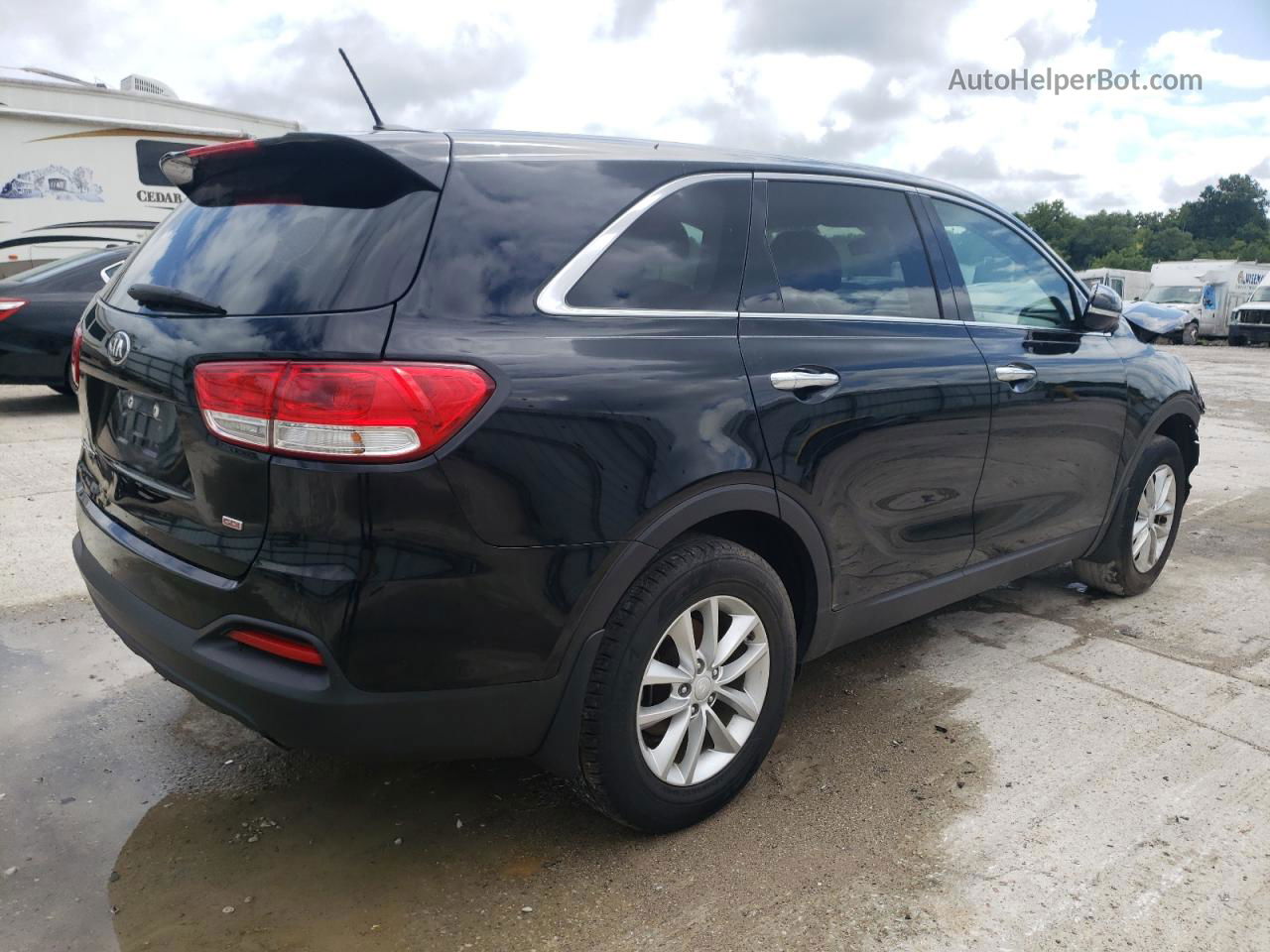 2018 Kia Sorento Lx Black vin: 5XYPG4A38JG371042