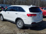 2018 Kia Sorento 2.4l Lx White vin: 5XYPG4A38JG413046