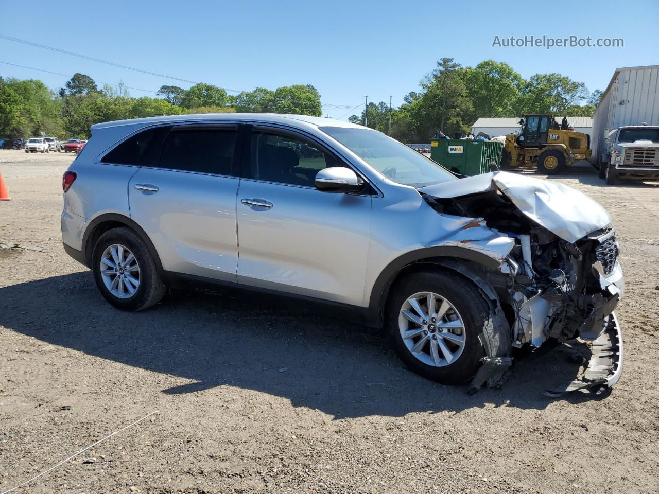 2020 Kia Sorento L Silver vin: 5XYPG4A38LG657055