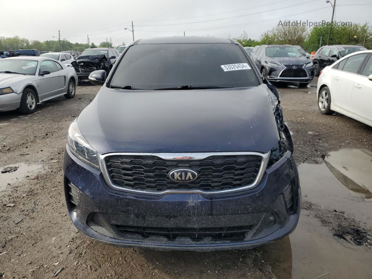 2020 Kia Sorento L Blue vin: 5XYPG4A38LG667942