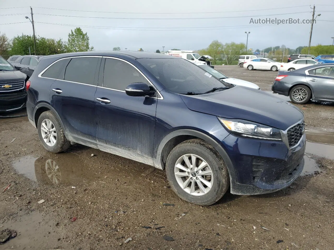 2020 Kia Sorento L Blue vin: 5XYPG4A38LG667942