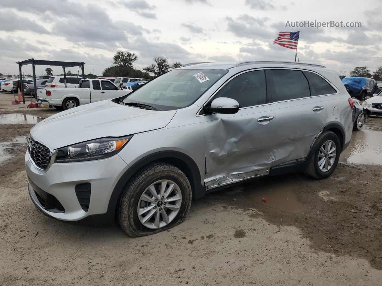 2020 Kia Sorento L Silver vin: 5XYPG4A38LG706979