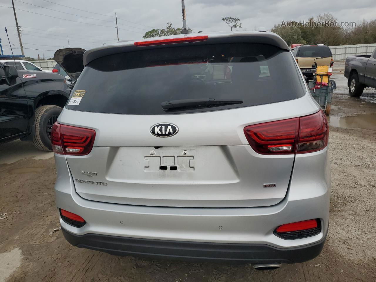 2020 Kia Sorento L Silver vin: 5XYPG4A38LG706979