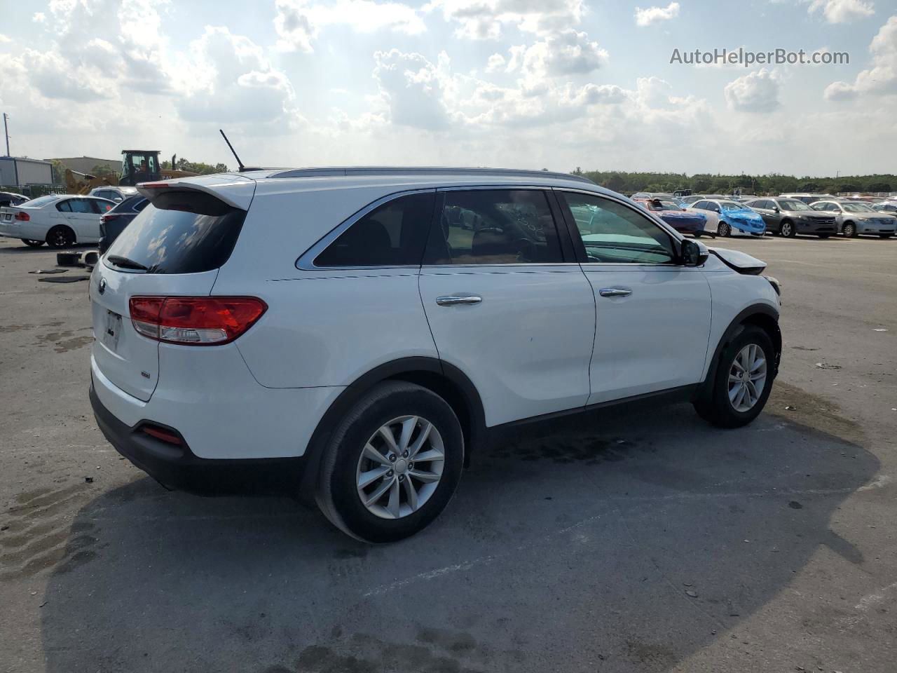 2017 Kia Sorento Lx Белый vin: 5XYPG4A39HG196861