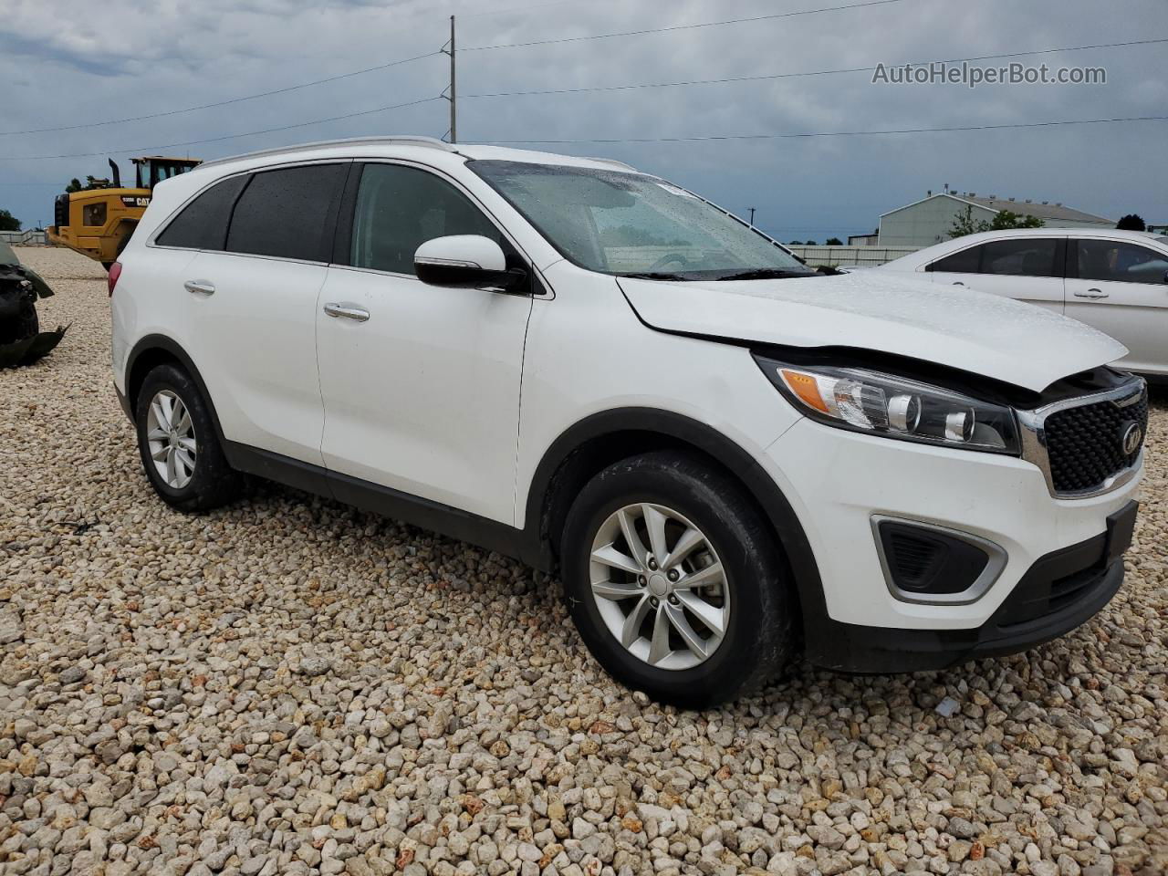 2017 Kia Sorento Lx Белый vin: 5XYPG4A39HG240549