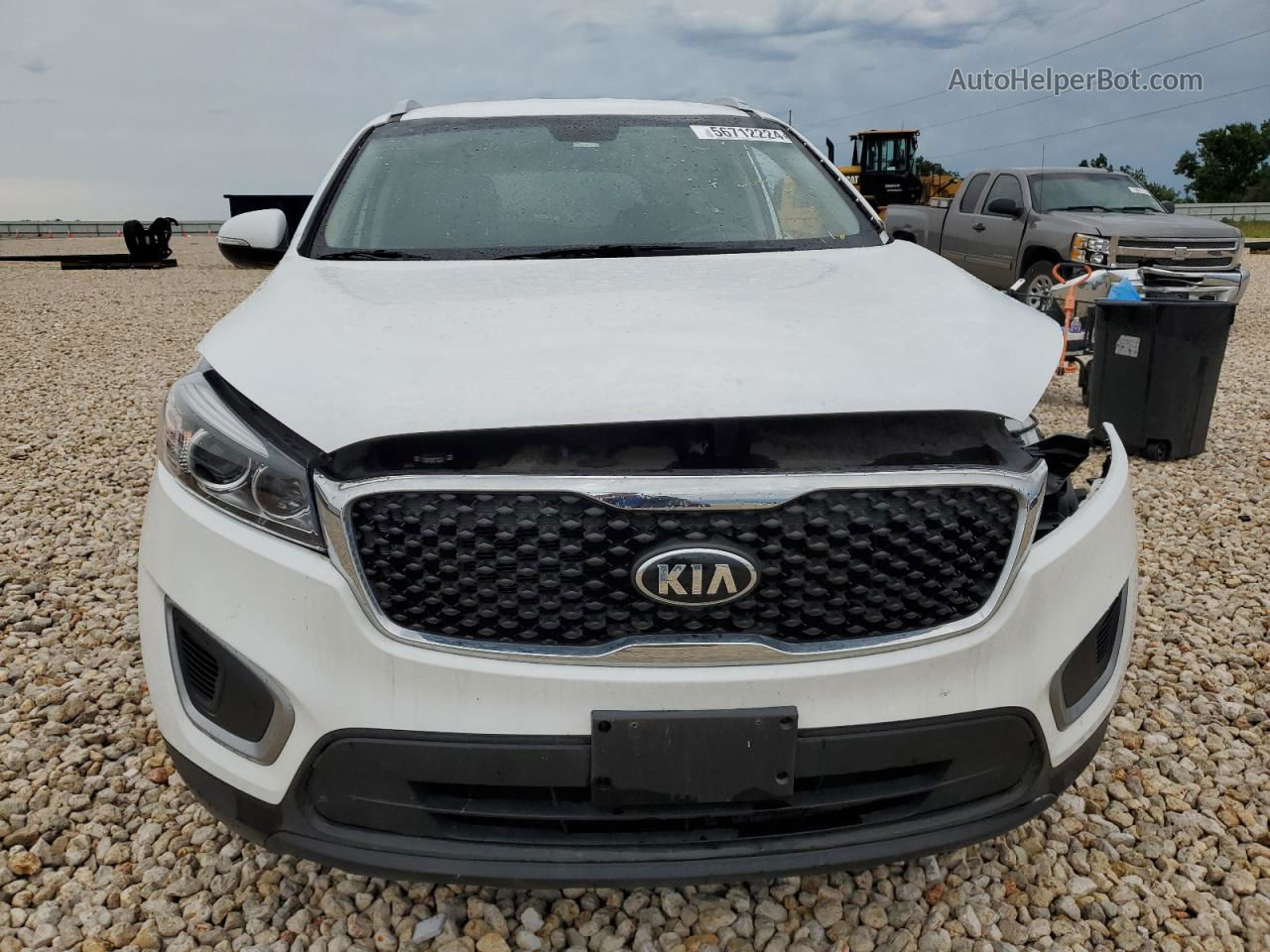 2017 Kia Sorento Lx Белый vin: 5XYPG4A39HG240549