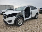 2017 Kia Sorento Lx White vin: 5XYPG4A39HG240549