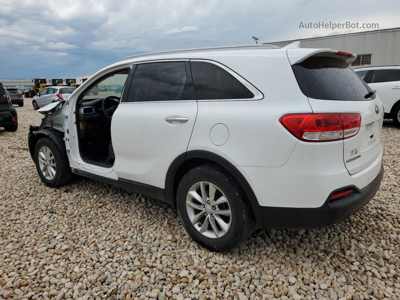 2017 Kia Sorento Lx Белый vin: 5XYPG4A39HG240549