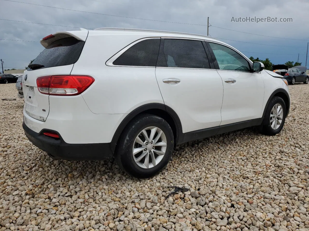 2017 Kia Sorento Lx Белый vin: 5XYPG4A39HG240549