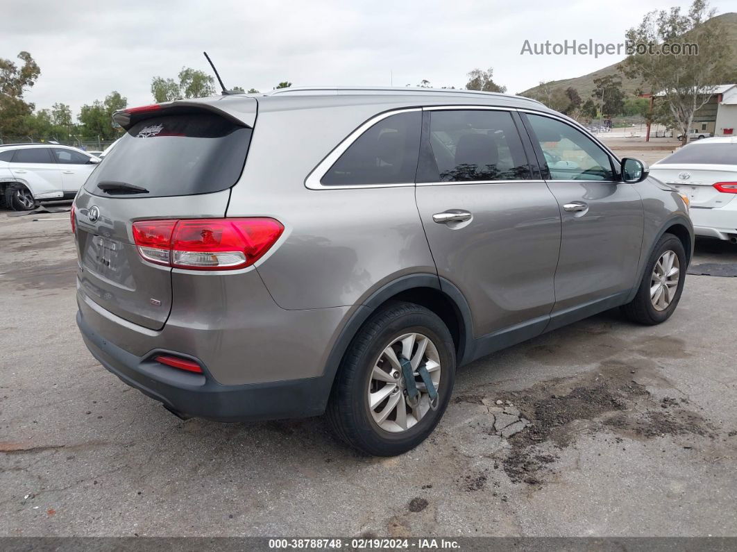 2017 Kia Sorento 2.4l Lx Серый vin: 5XYPG4A39HG242673