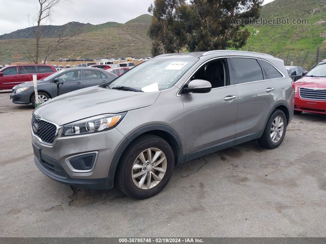 2017 Kia Sorento 2.4l Lx Gray vin: 5XYPG4A39HG242673