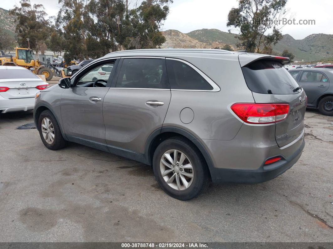 2017 Kia Sorento 2.4l Lx Gray vin: 5XYPG4A39HG242673