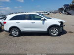 2018 Kia Sorento 2.4l Lx White vin: 5XYPG4A39JG339443