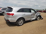 2018 Kia Sorento Lx Silver vin: 5XYPG4A39JG347834