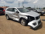 2018 Kia Sorento Lx Silver vin: 5XYPG4A39JG347834