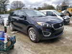 2018 Kia Sorento Lx Black vin: 5XYPG4A39JG384897