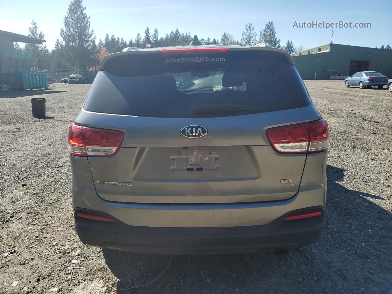 2018 Kia Sorento Lx Gray vin: 5XYPG4A39JG425173