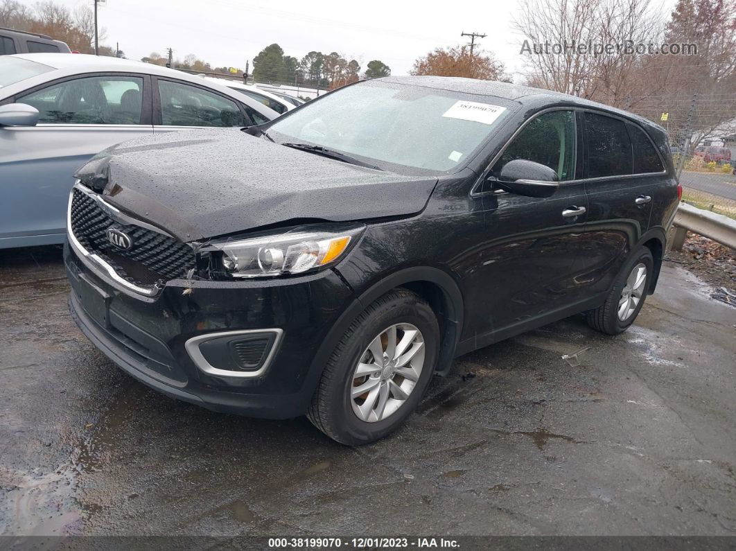 2018 Kia Sorento 2.4l L Black vin: 5XYPG4A39JG425898