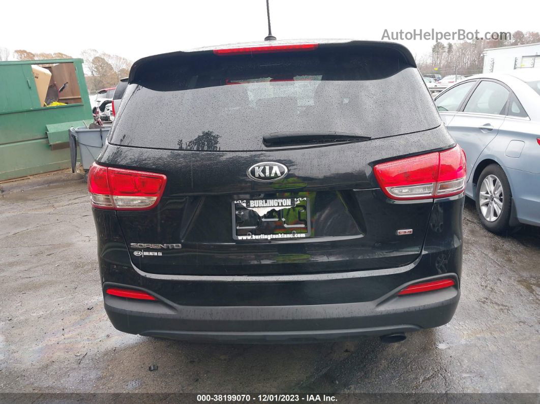 2018 Kia Sorento 2.4l L Черный vin: 5XYPG4A39JG425898